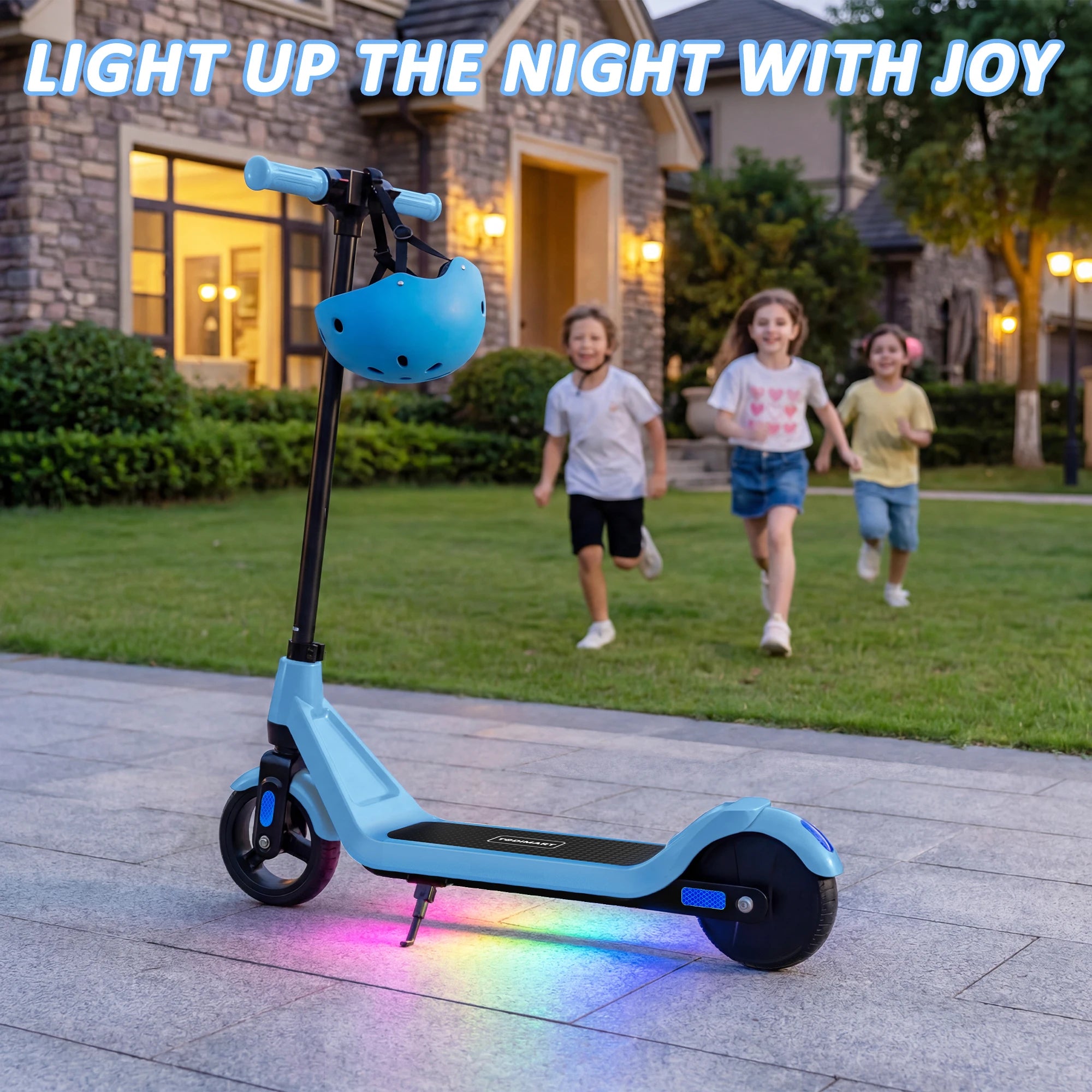 Todimart Electric Children, maximum speed 16 km/h, range 8-10 km, children 6-12 years old, LED screen