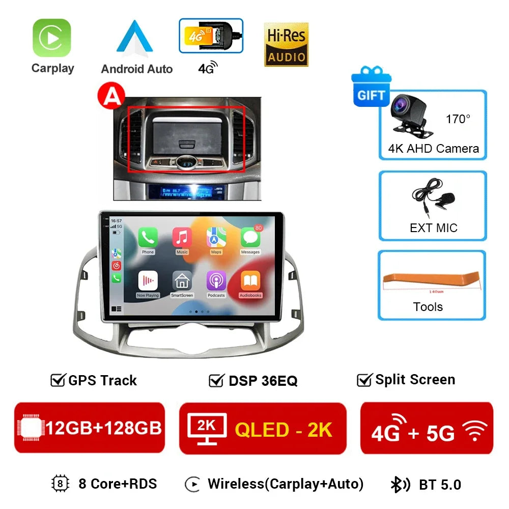 Chevrolet Captiva — Android 16, GPS, CarPlay