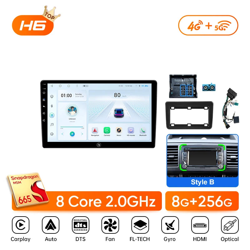 VW Amarok/T5 — Wireless CarPlay, HDMI, Android