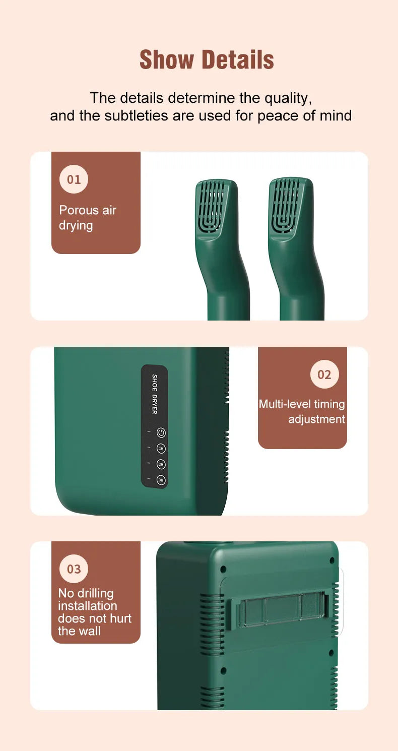 Shoe & Boot Dryer — Steriliser, Odour Eliminator