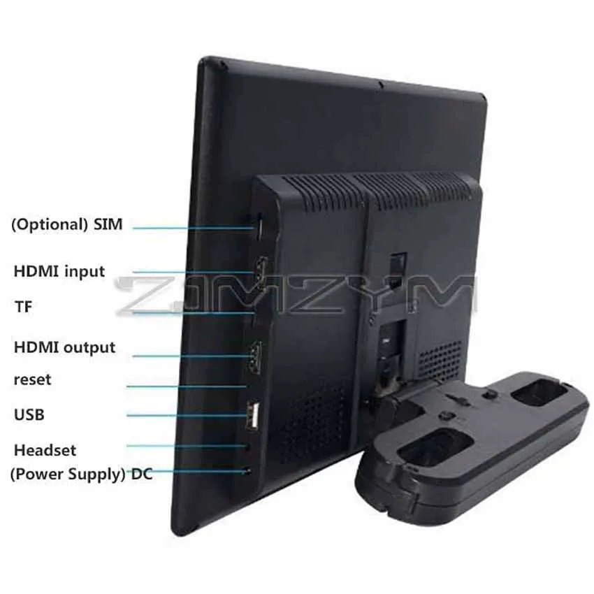 Headrest TV 13.3" — Android 11, Touchscreen