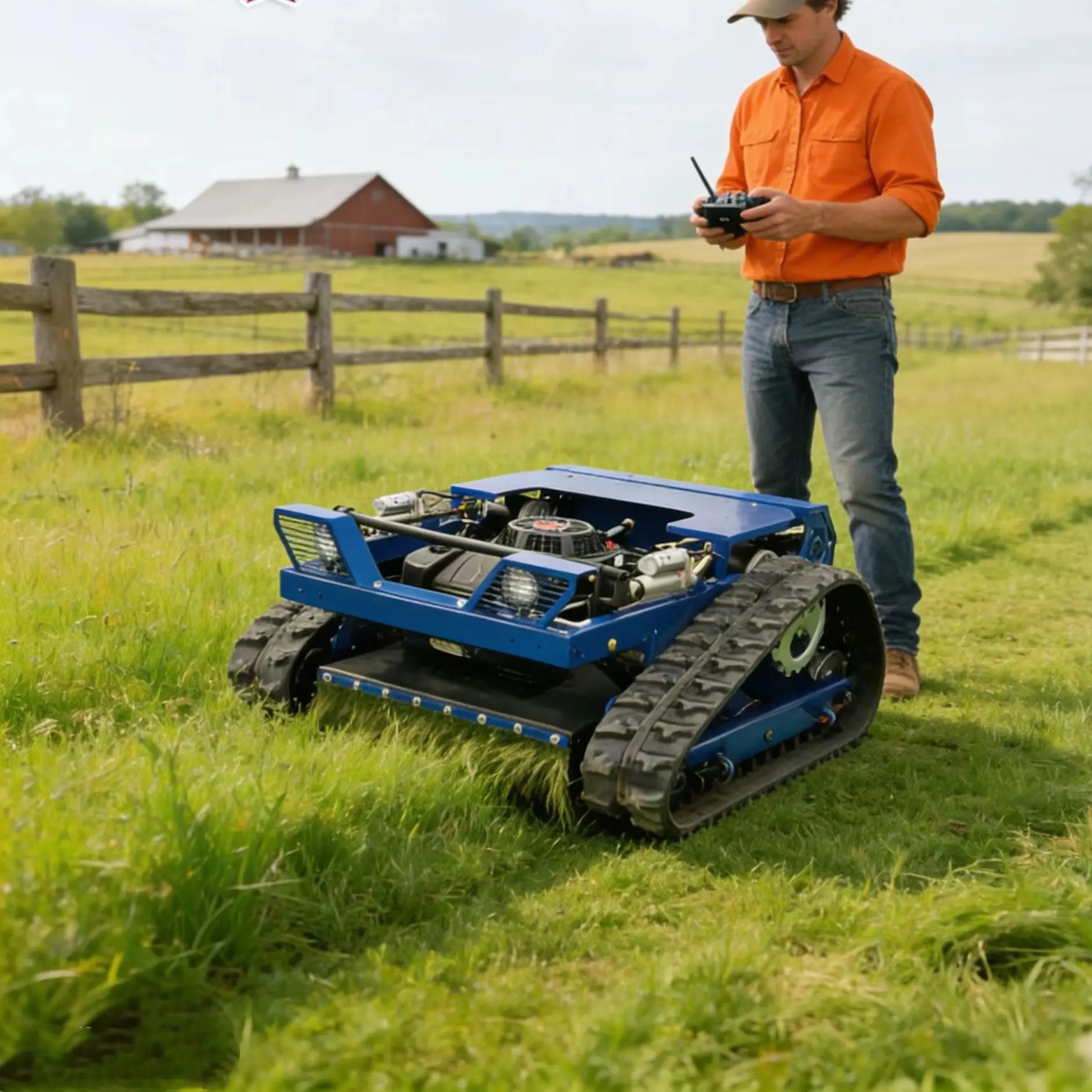 Customized Durable Reliable Lawn Mower High Efficiency Powerful Engine Fast Operating Speed Low Noise High Load Ce Epa