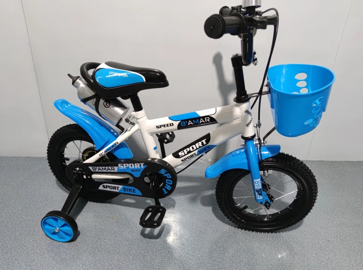 Children Bike Boys Girls Toddler Bicycle Adjustable Height Kid Bicycle with Detachable Basket for 2-7 Years Old Multiple sizes