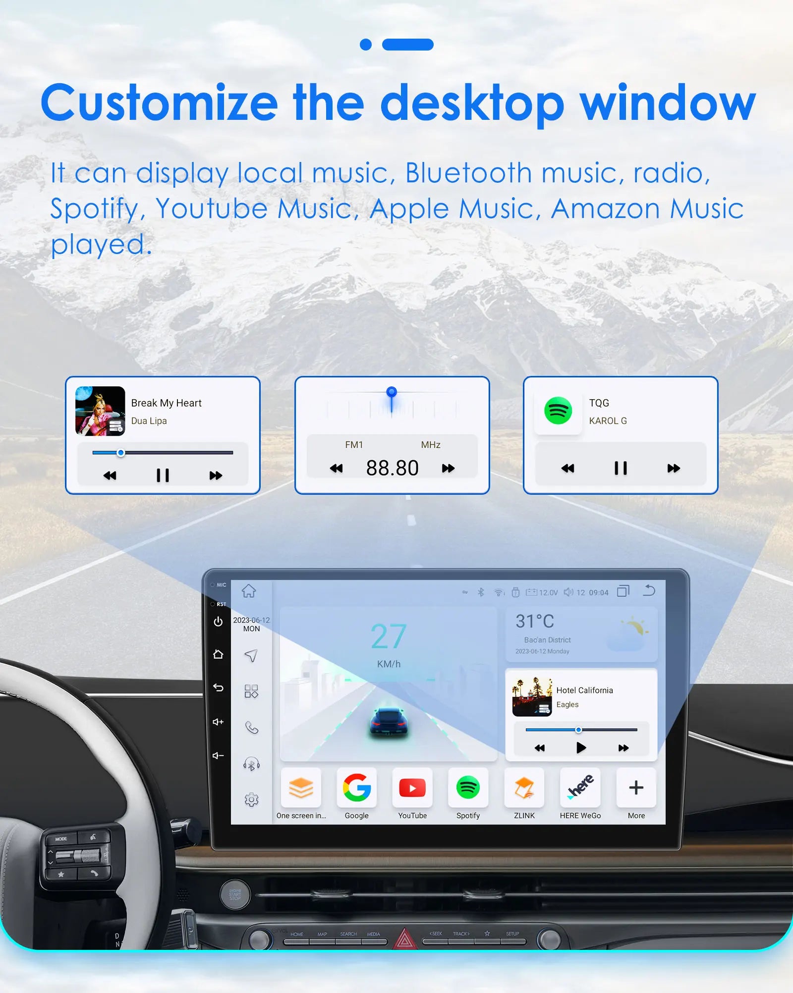 Hizpo Audi A3 — Android Auto, CarPlay, GPS