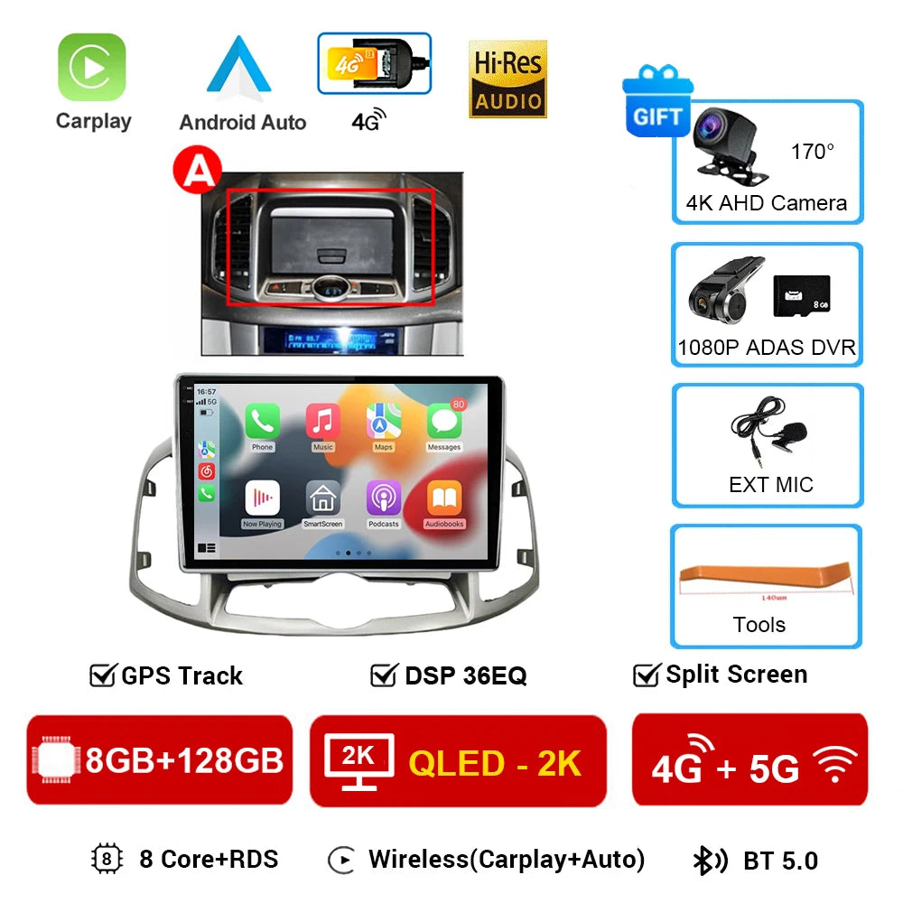 Chevrolet Captiva — Android 16, GPS, CarPlay