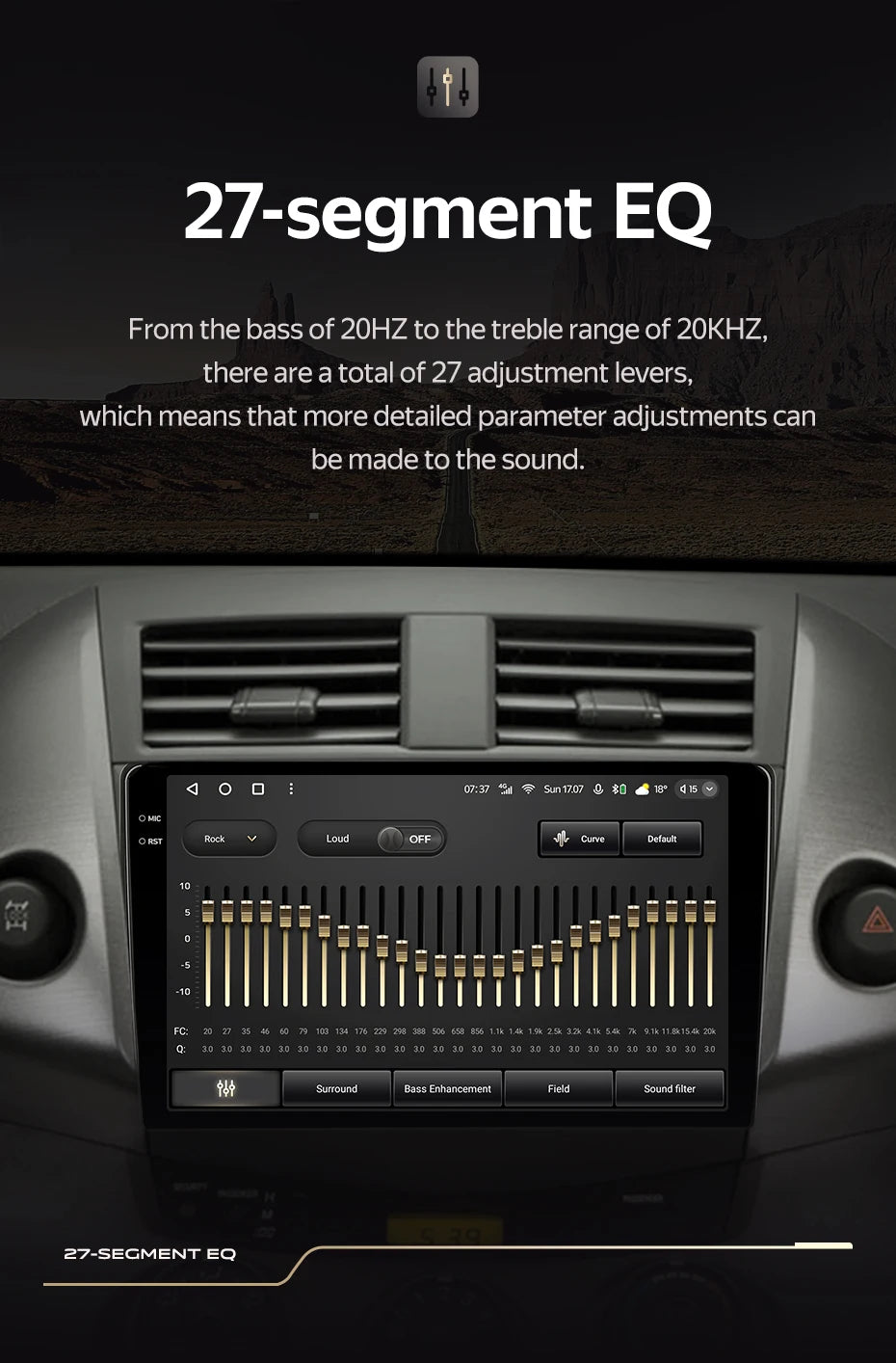 TEYES CC3 RAV4 — 2K GPS, Android 10, Multimedia