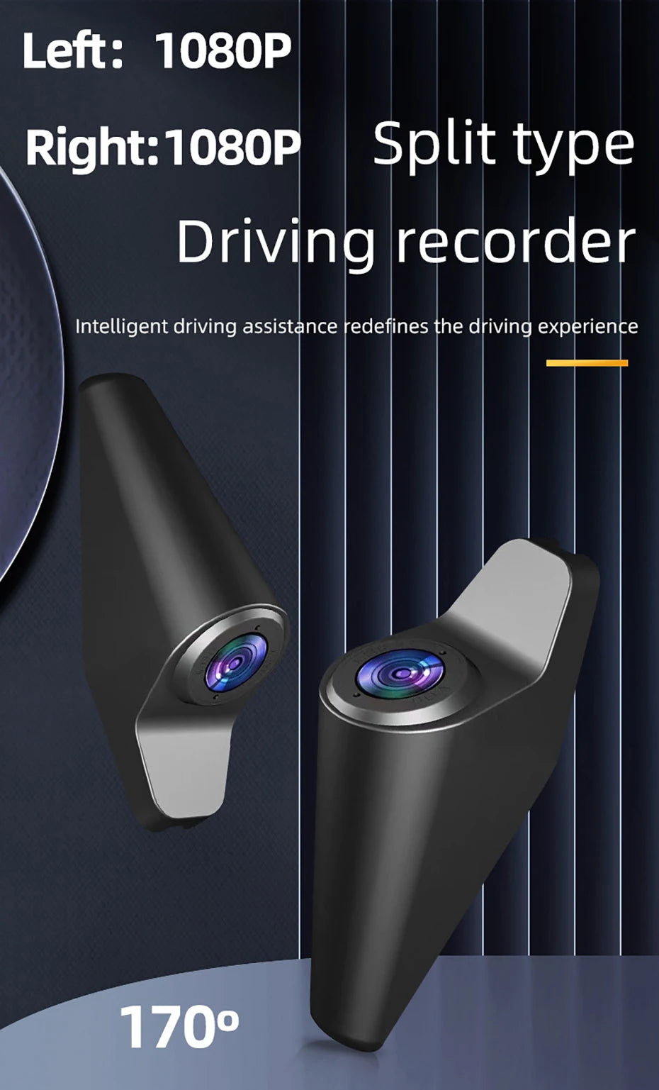 11.26" 4K Dash Cam — BSD, ADAS, Night Vision