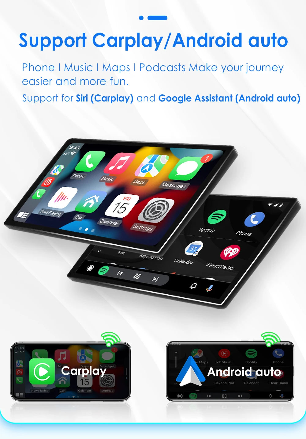 Hizpo Audi A3 — Android Auto, CarPlay, GPS
