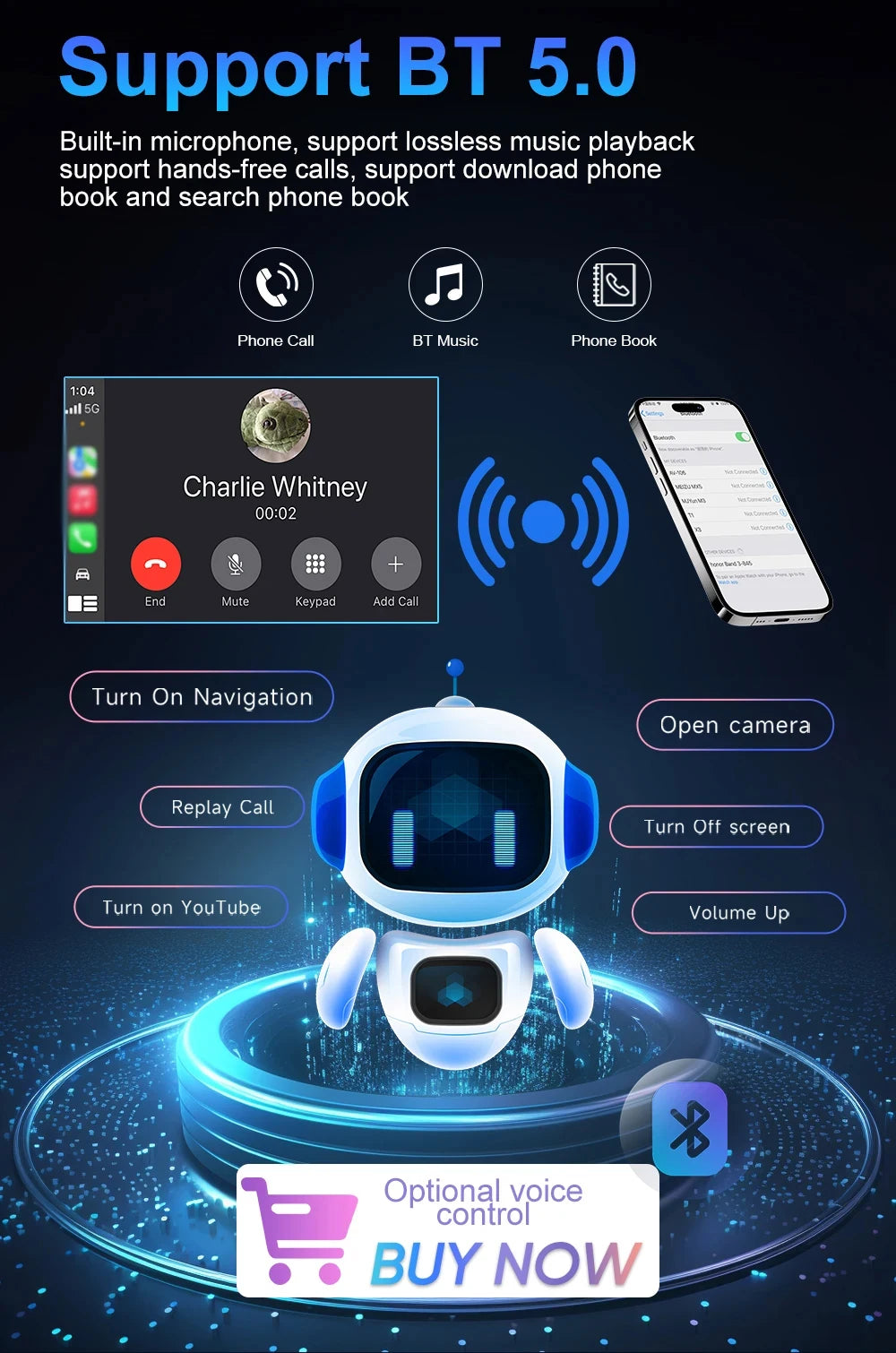 Ford Focus Android 15 — Wireless CarPlay, WiFi