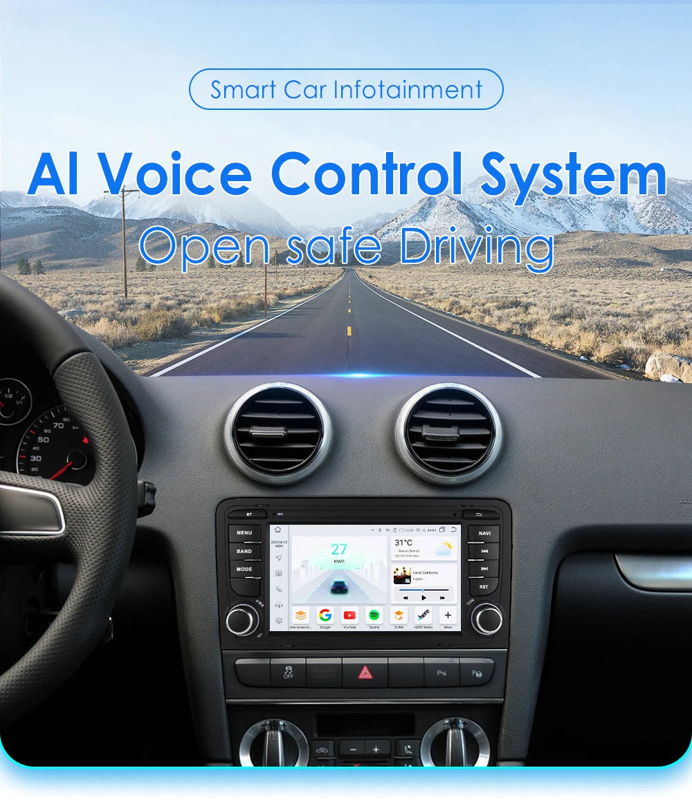 Hizpo Audi A3 — Android Auto, CarPlay, GPS