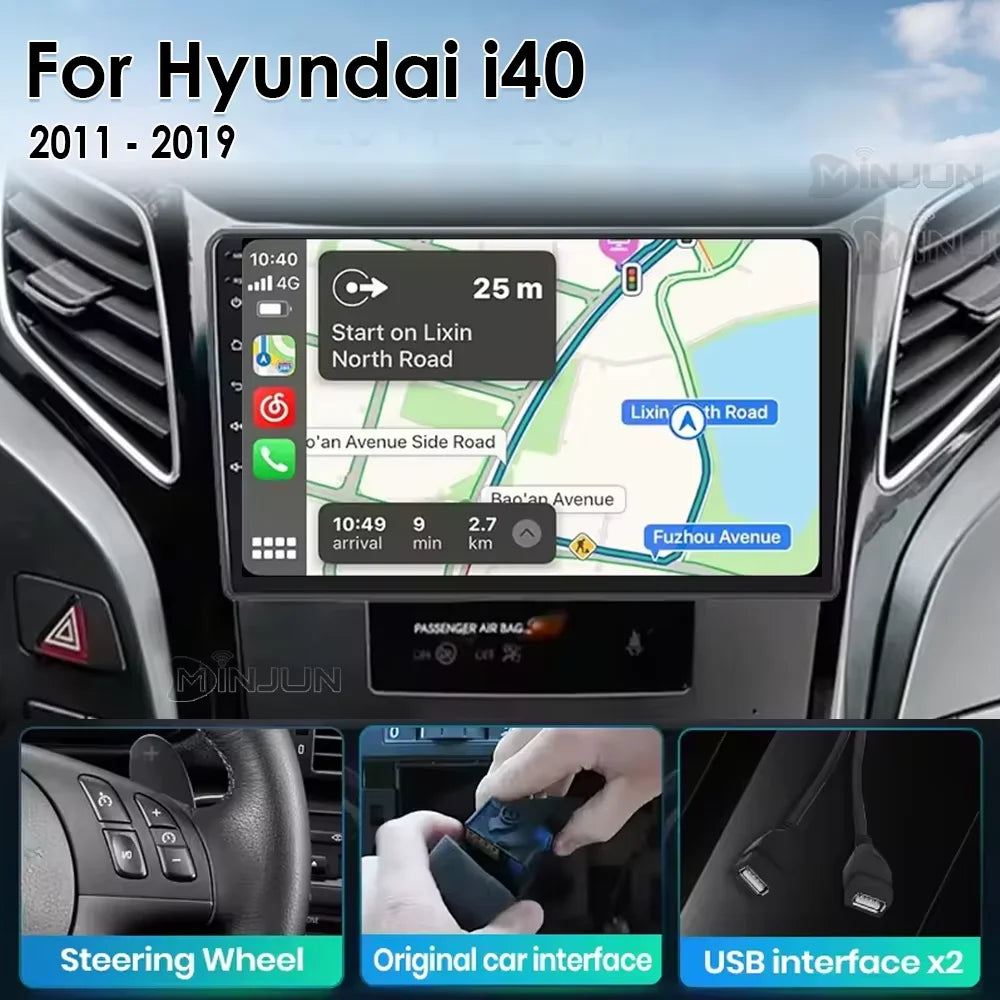 Hyundai i40 — Android 15, Wireless CarPlay