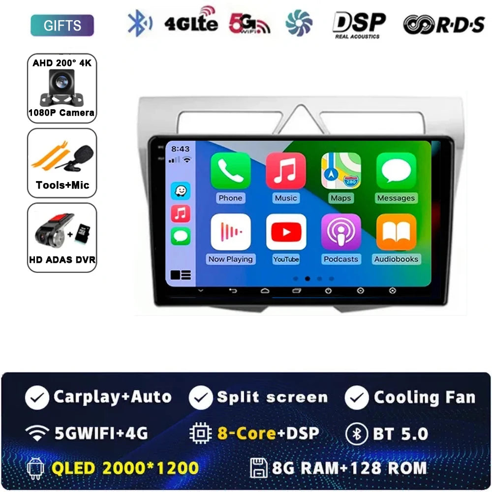Kia Picanto Android 15 — 2K QLED, CarPlay, 4G