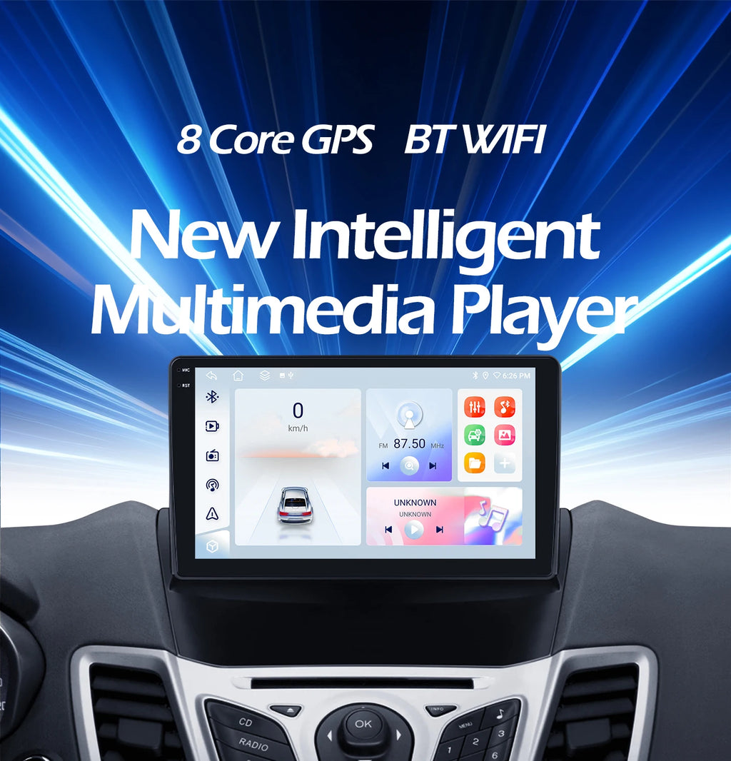 Ford C-MAX/Kuga — Android 16, GPS, CarPlay