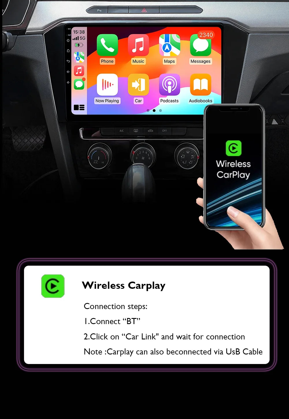 Hyundai i40 — Android 15, Wireless CarPlay