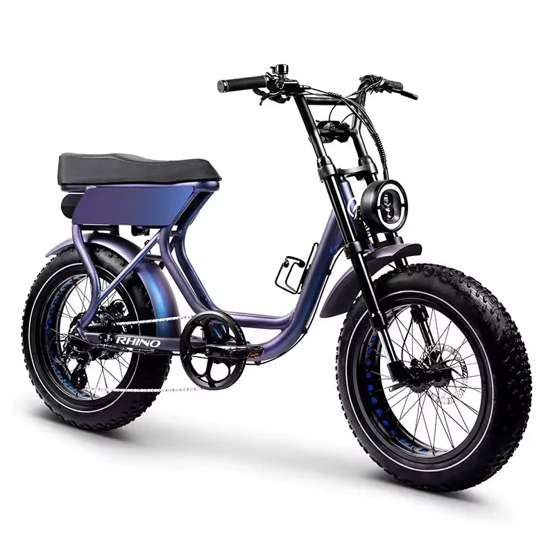 750W Fat Tire E-Bike — Disc Brakes, 7-Speed