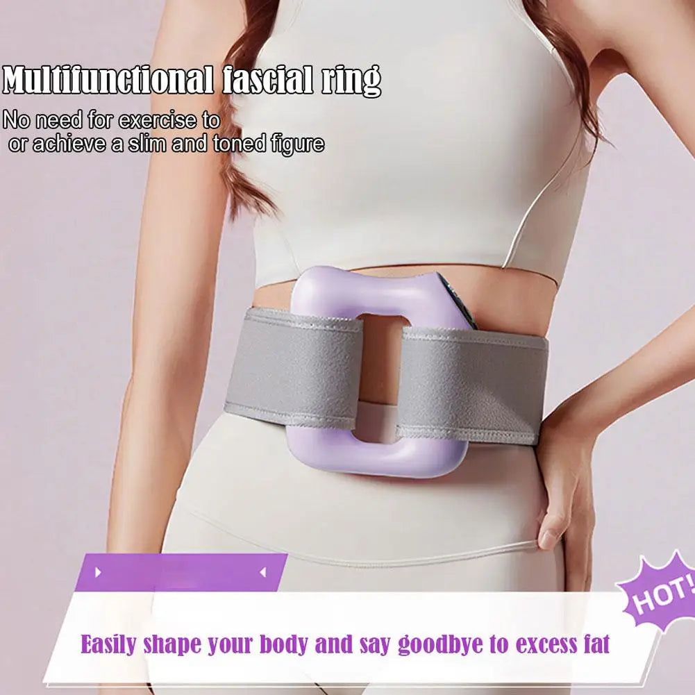 Full-Body Fascia Ring Multifunctional Exercise Vibration Fitness Massager Fat Burning Shaping Fat Slinger Deep Tissue Massage