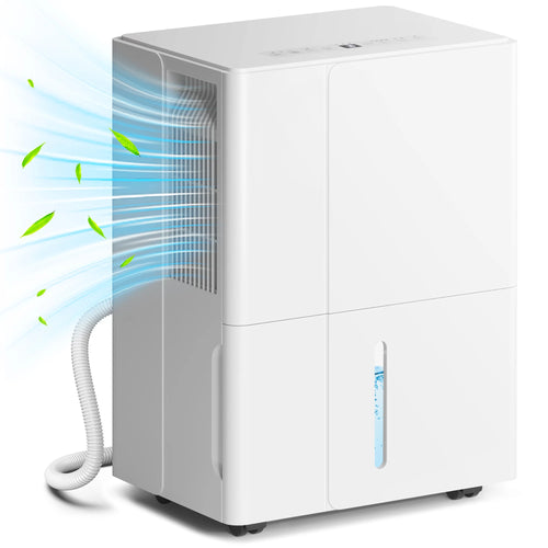 HOMCOM 30L Dehumidifier with Filter, Auto Defrost, for Home Laundry Drying — available at Teckeleck