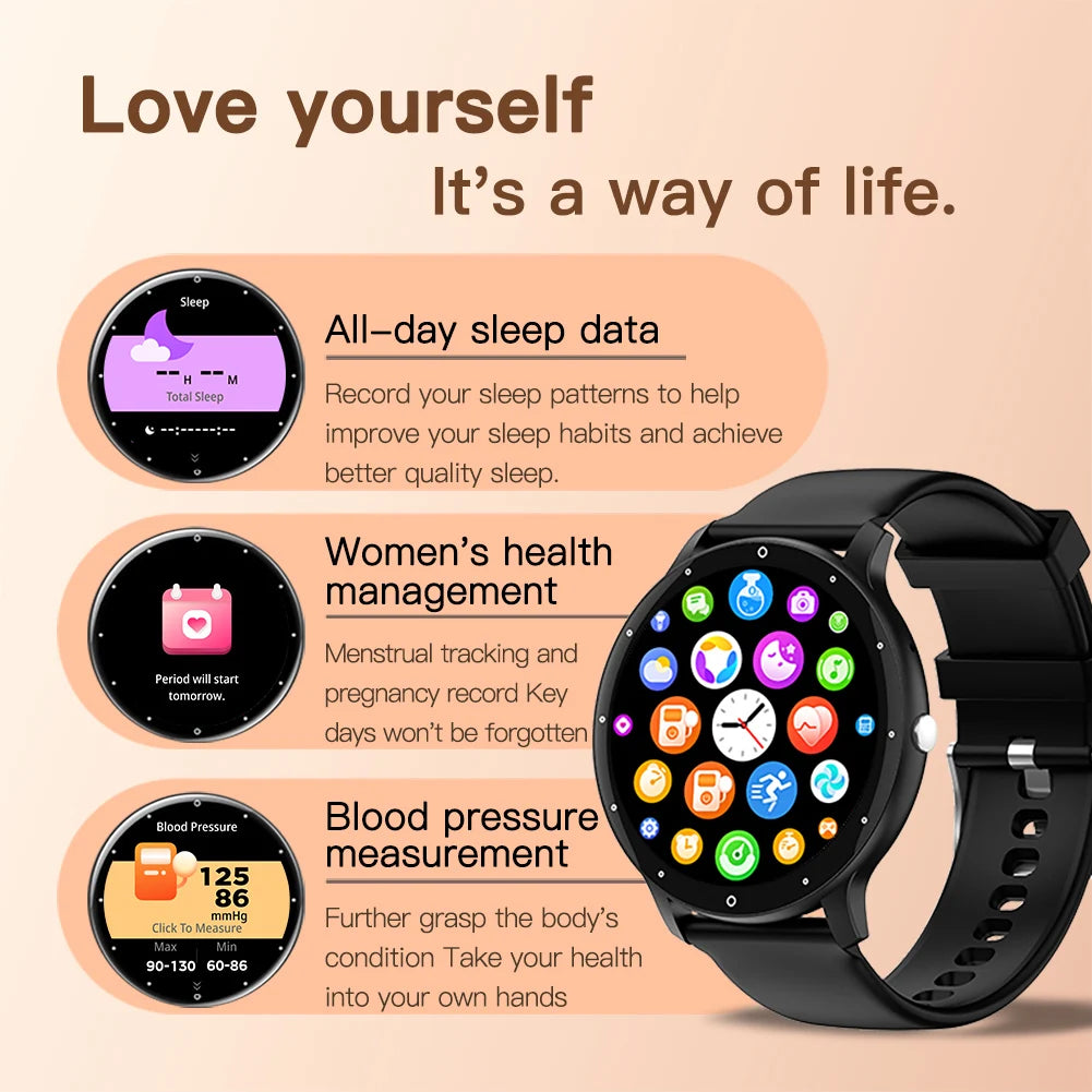 OLEVS 8201 Watch — IP67, Fitness Tracking