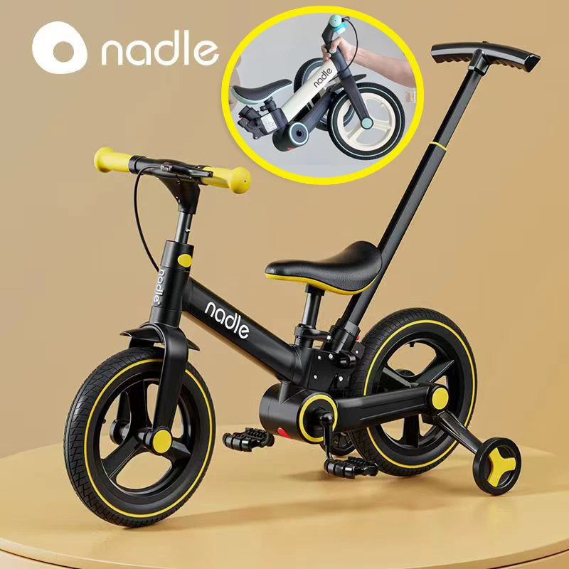 4-in-1 Balance Bike — Folding, Kids Pedal Bike