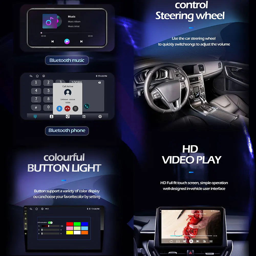 Peugeot 2008/208 — Android 16, CarPlay, GPS