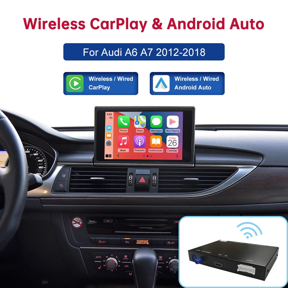 Audi A6/A7 — Wireless CarPlay, AirPlay, MirrorLink