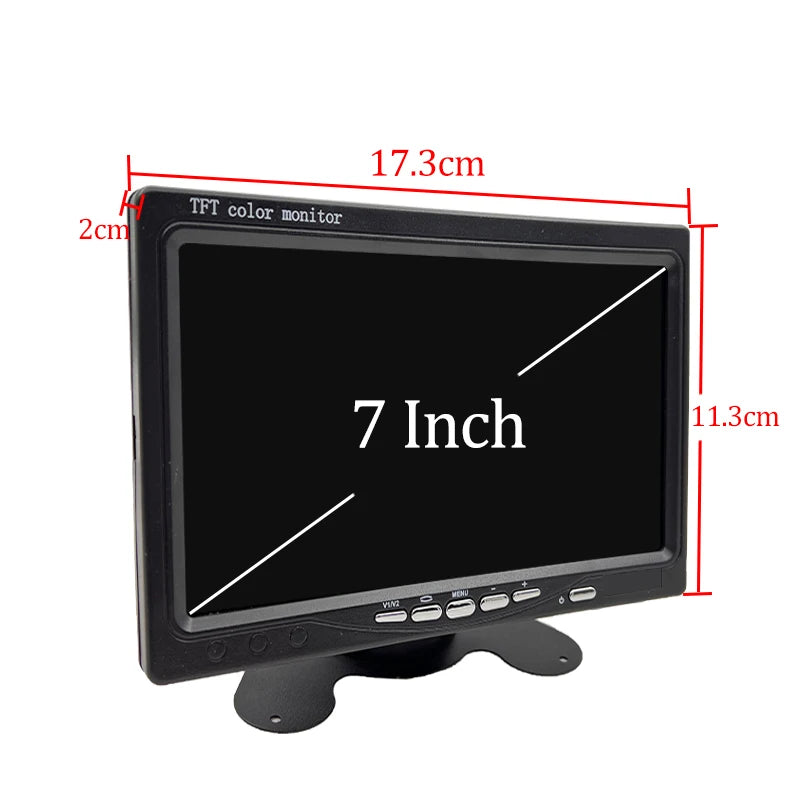 Hippcron Rear Monitor — HD Display, Parking Assist