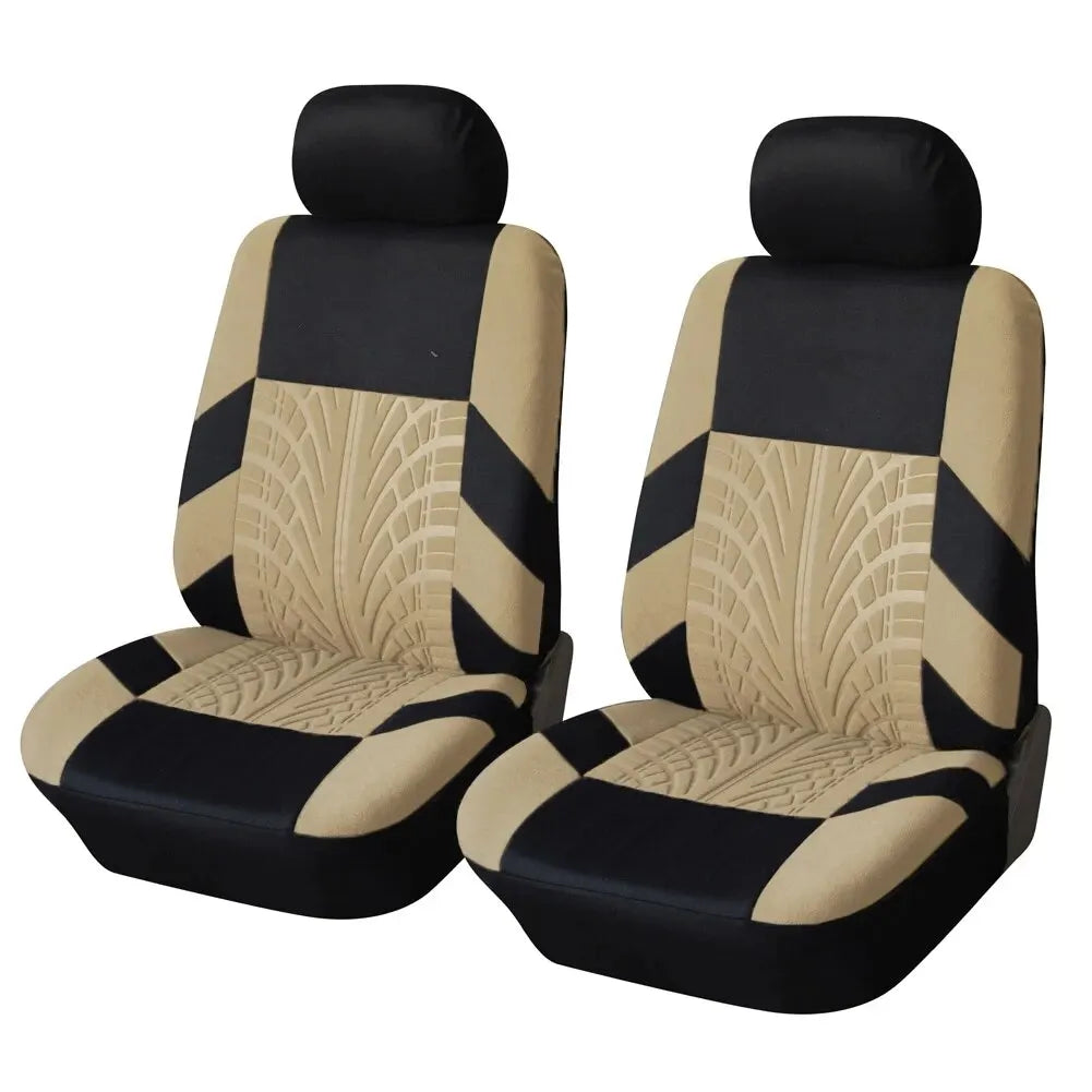Car Seat Covers Full Set Front Split Rear Bench For Car Universal Cloth SUV Sedan Van Automotive Interior Covers — available at Teckeleck