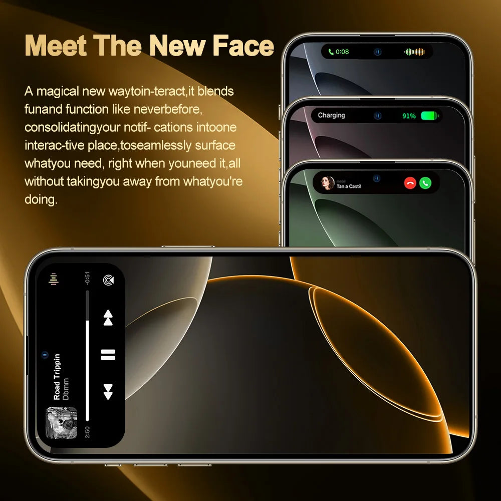 i16 Pro Max Display — AMOLED, Touch Screen