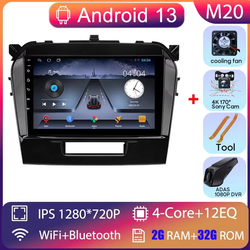 Suzuki Vitara — Android Car Radio, GPS, CarPlay