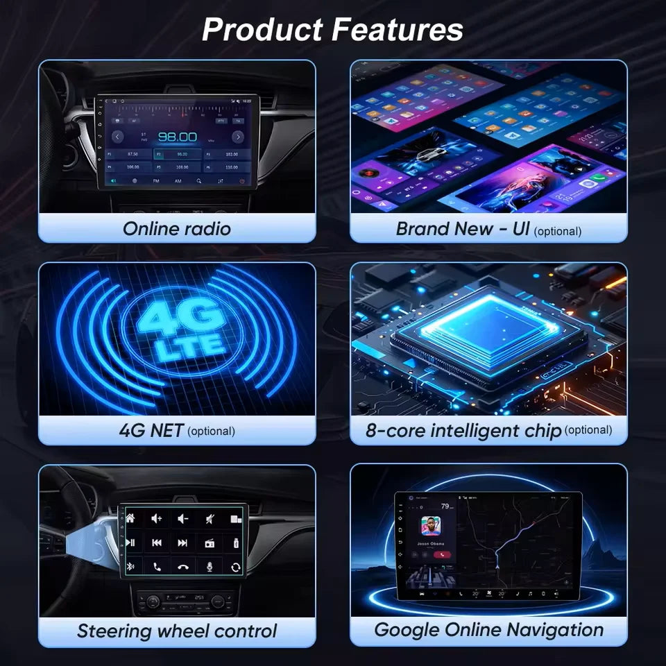 Hyundai Kona Android 15 — WiFi, CarPlay, Multimedia
