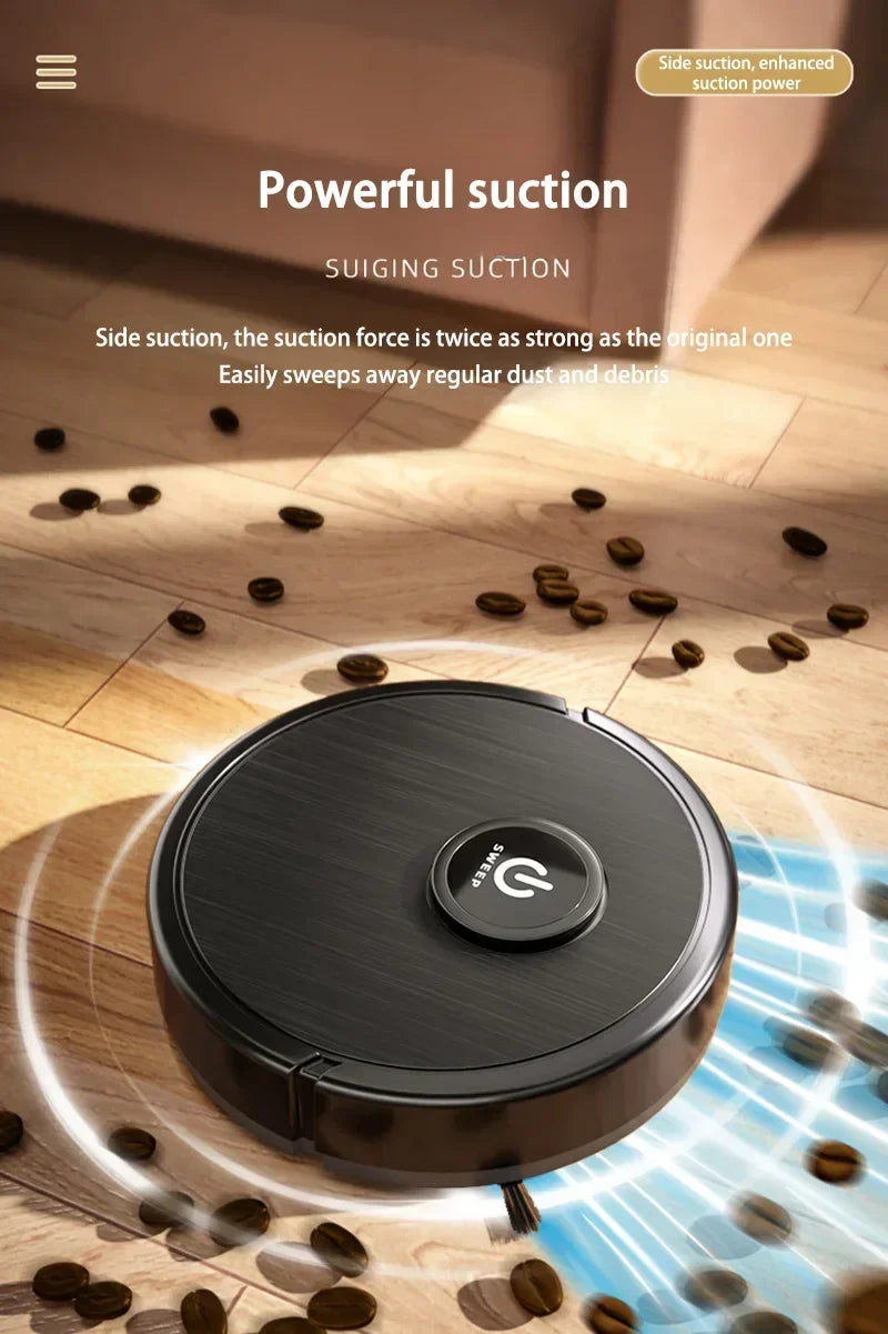 Robot Vacuum Cleaner — 6000Pa, Laser Navigation