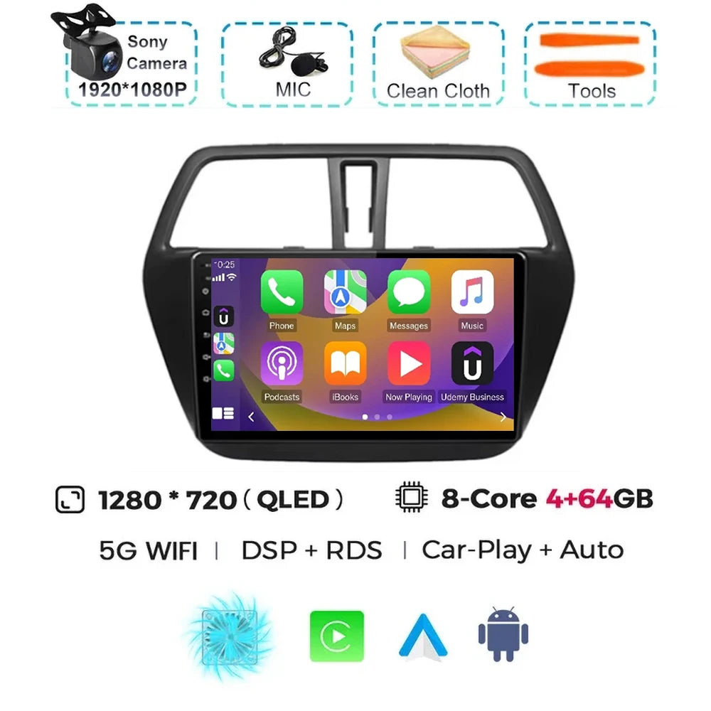 Suzuki SX4 Android 15 — Wireless CarPlay, 4G GPS