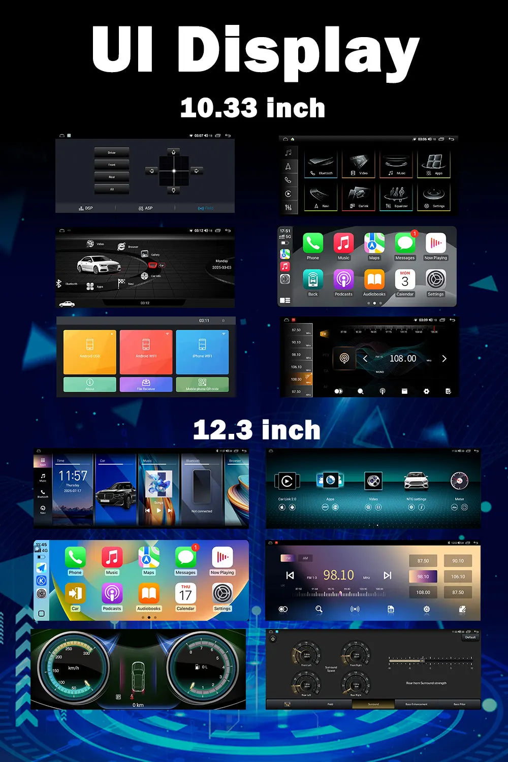 Audi A4 B8/A5 — RHD CarPlay, DSP, WiFi