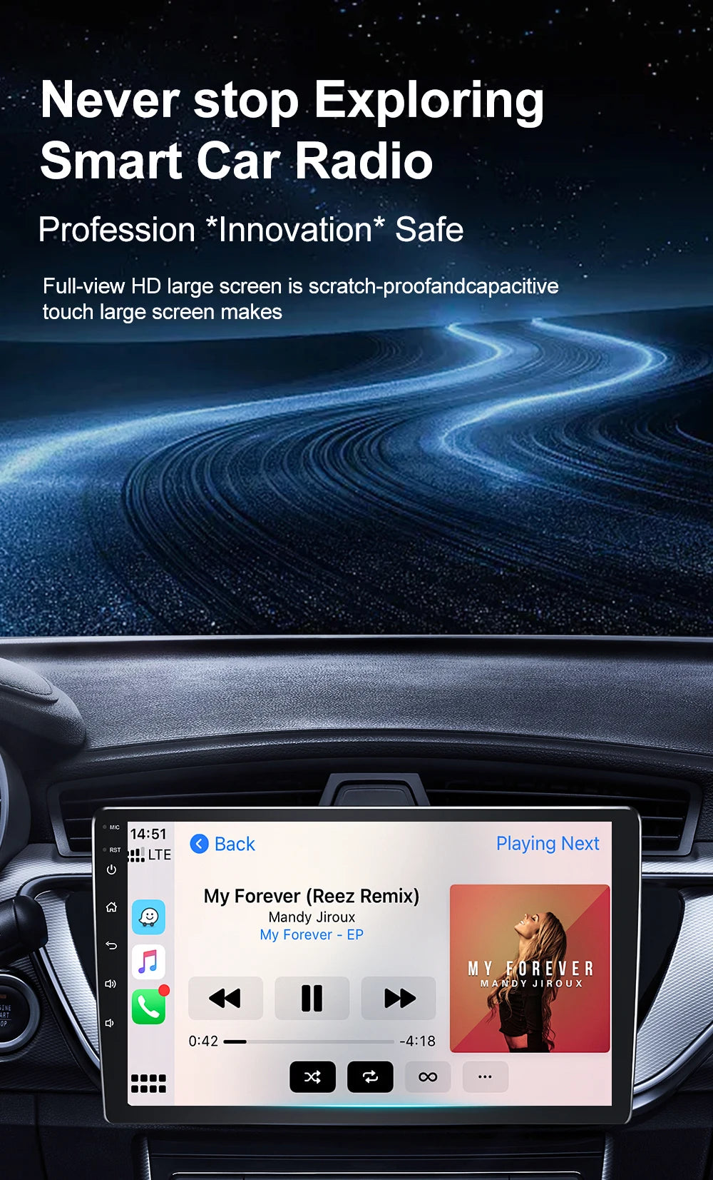 Peugeot 308 Car Radio — CarPlay, 5G WiFi