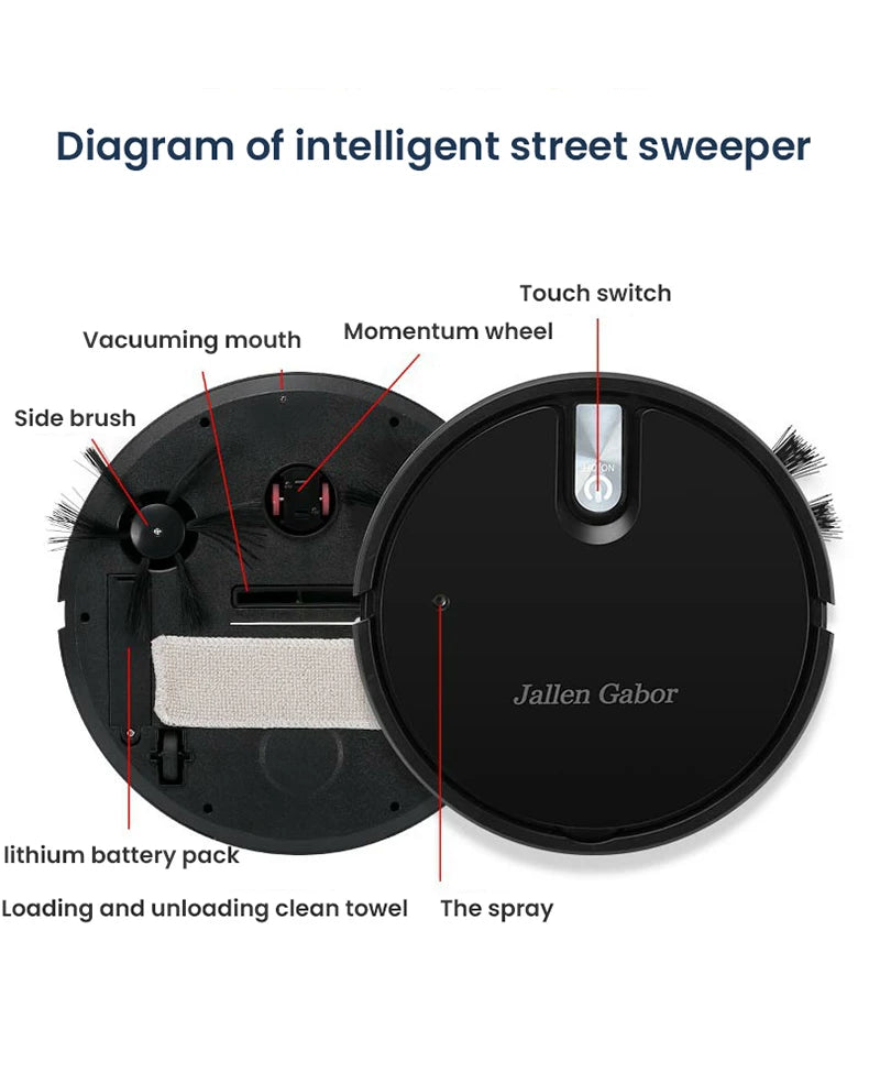 5-in-1 Robot Vacuum — Vacuum, Mop & Humidify