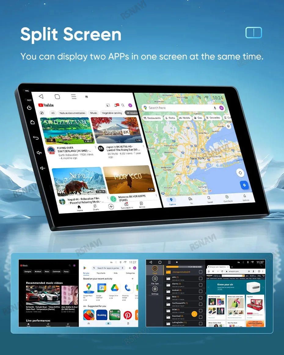 Kia Rio Android 15 — 2K Screen, CarPlay, GPS