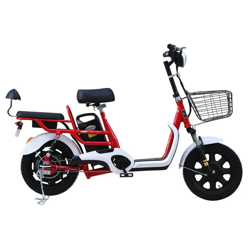 Parent-child electric bike in stock best selling 14inch three seats ebike for cheap and good quality fat bike