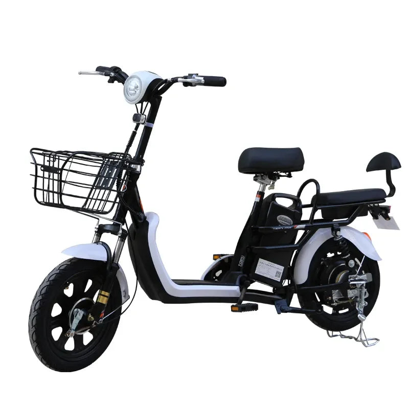 Parent-child electric bike in stock best selling 14inch three seats ebike for cheap and good quality fat bike