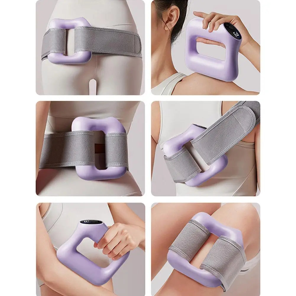 Full-Body Fascia Ring Multifunctional Exercise Vibration Fitness Massager Fat Burning Shaping Fat Slinger Deep Tissue Massage