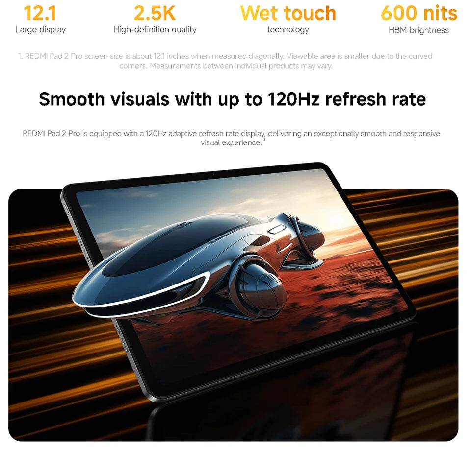 Redmi Pad 2 Pro — 12.1", 12000mAh