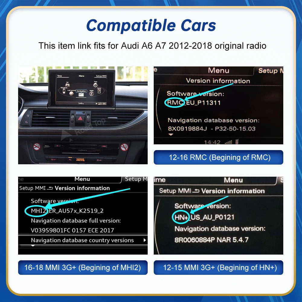 Audi A6/A7 — Wireless CarPlay, AirPlay, MirrorLink