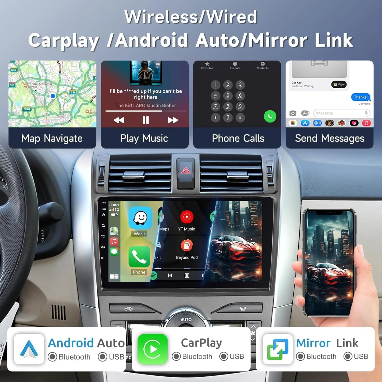 Mazda CX-3 — Android 15, GPS, 4G