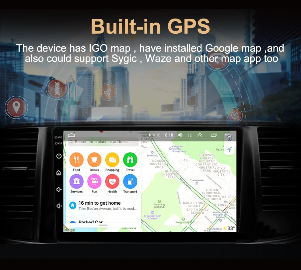 Peugeot 3008 Android 16 — CarPlay, GPS, Multimedia