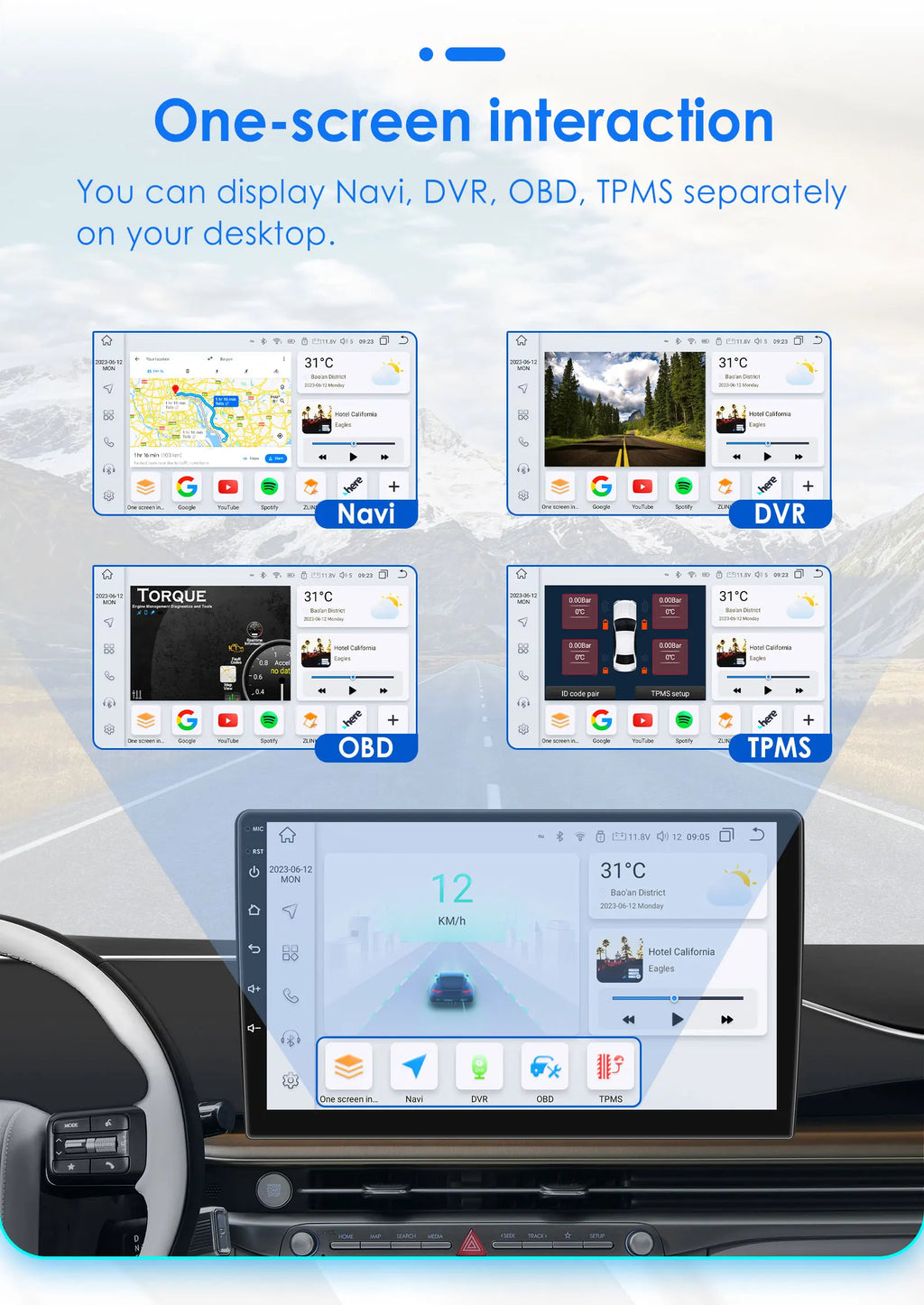 Hizpo Audi A3 — Android Auto, CarPlay, GPS