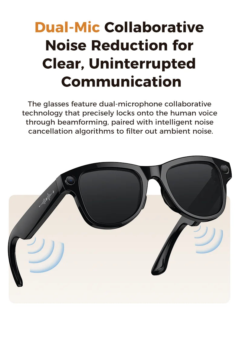 AI Smart Glasses — Translation, Camera, Power Bank
