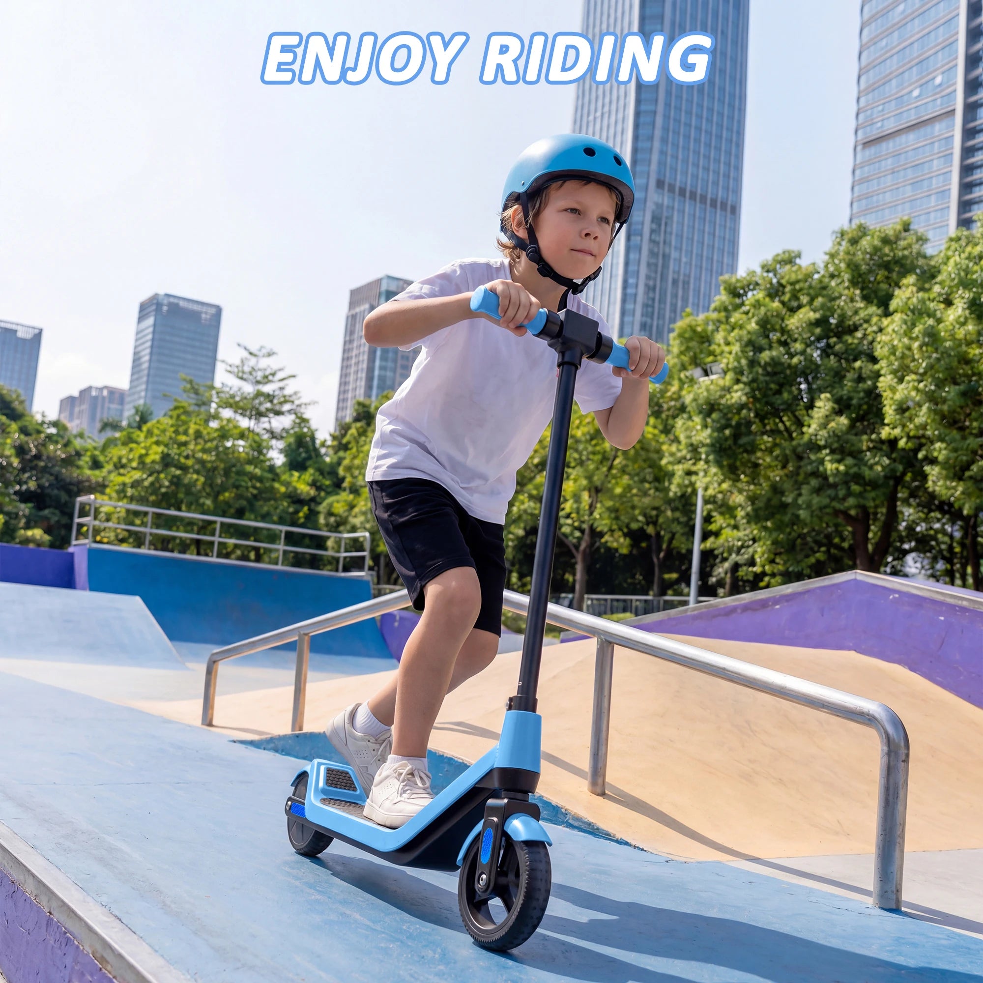 Todimart Electric Children, maximum speed 16 km/h, range 8-10 km, children 6-12 years old, LED screen