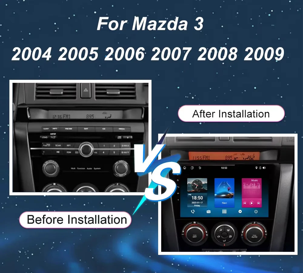 Mazda 3 — Android 16, CarPlay, GPS