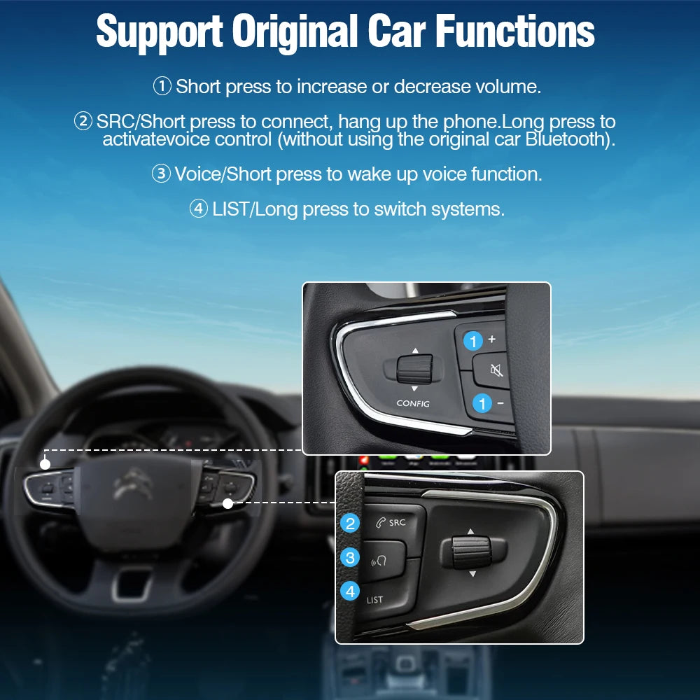 AUTOTOP SMEG Module — Wireless CarPlay, Android Auto