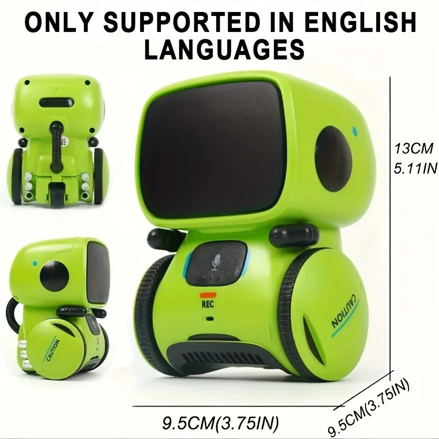 Multiple Languages Smart Voice Interactive Robot Dialogue Touch Mini Robot Recording Voice Changing Children's Toy Christmas