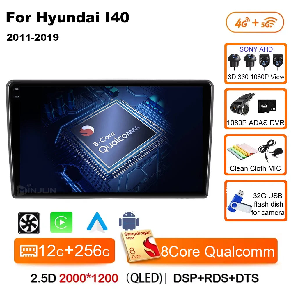 Hyundai i40 — Android 15, Wireless CarPlay